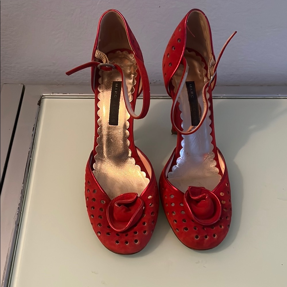 Marc Jacobs Red High Stiletto Heels